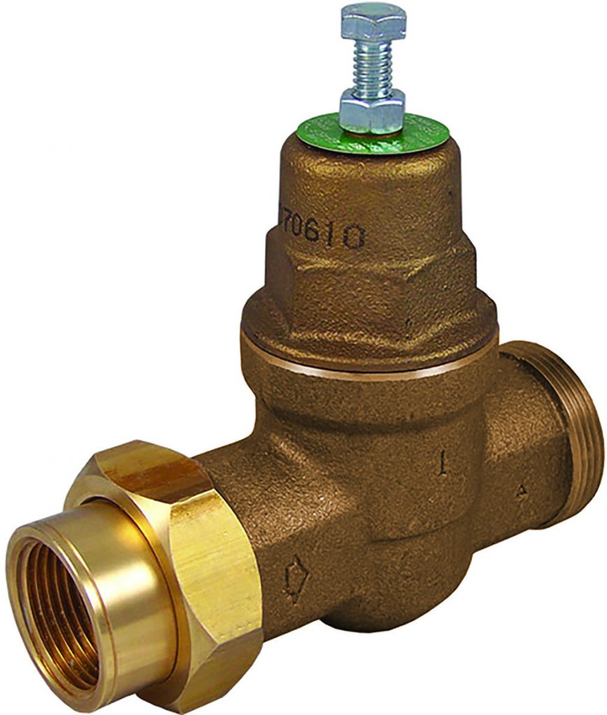 Pressure reducing regulator valve
