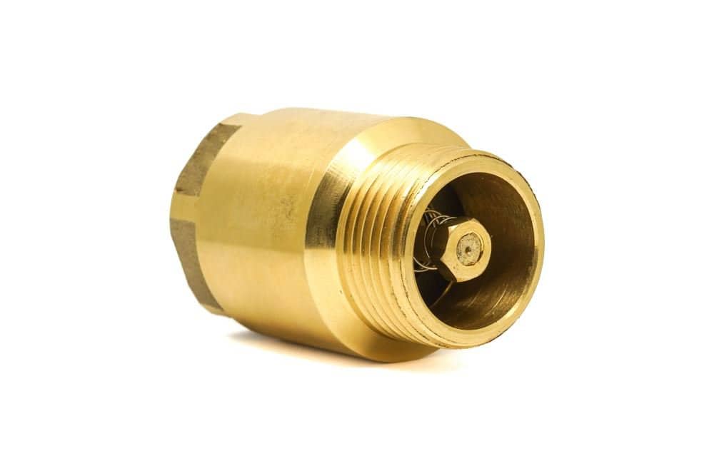 Spring check valve