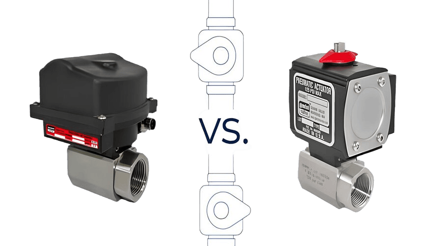 electric valve and pneumatic valve