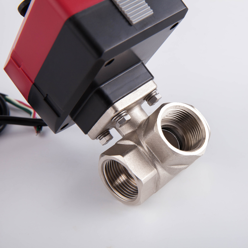 3 way electrical ball valve