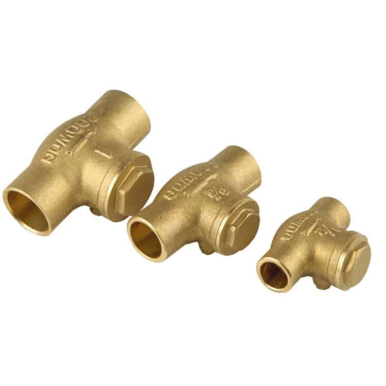 Brass C x C Sweat Swing Check Valves 0618b
