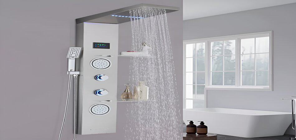 panel shower head