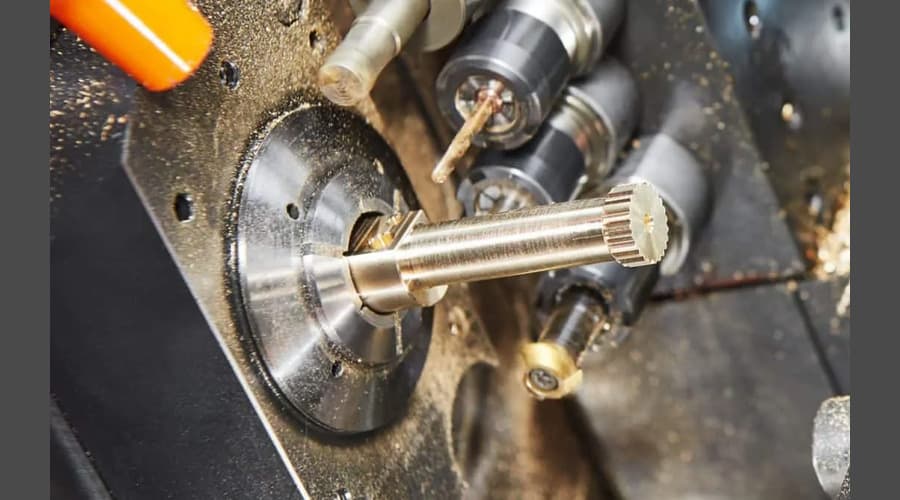 brass parts machine