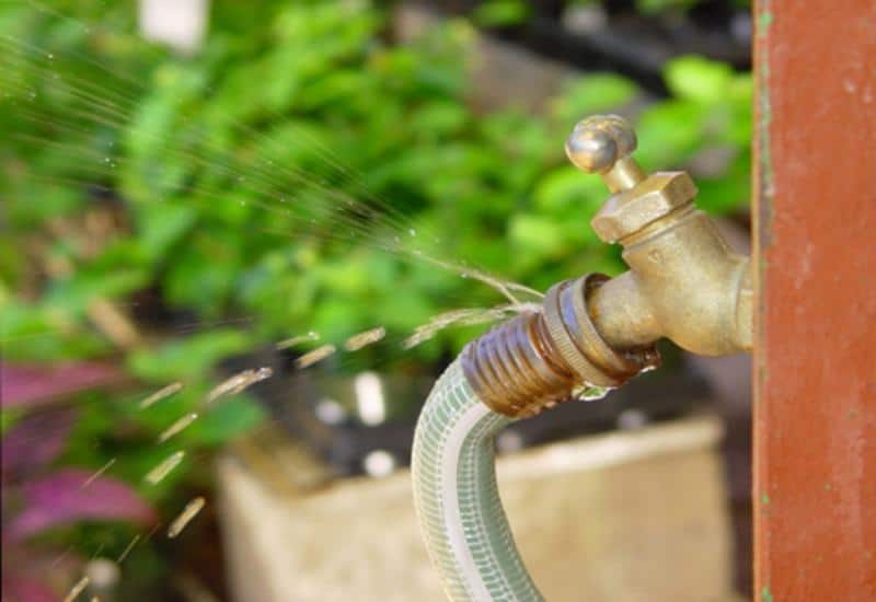 hose bib leakage