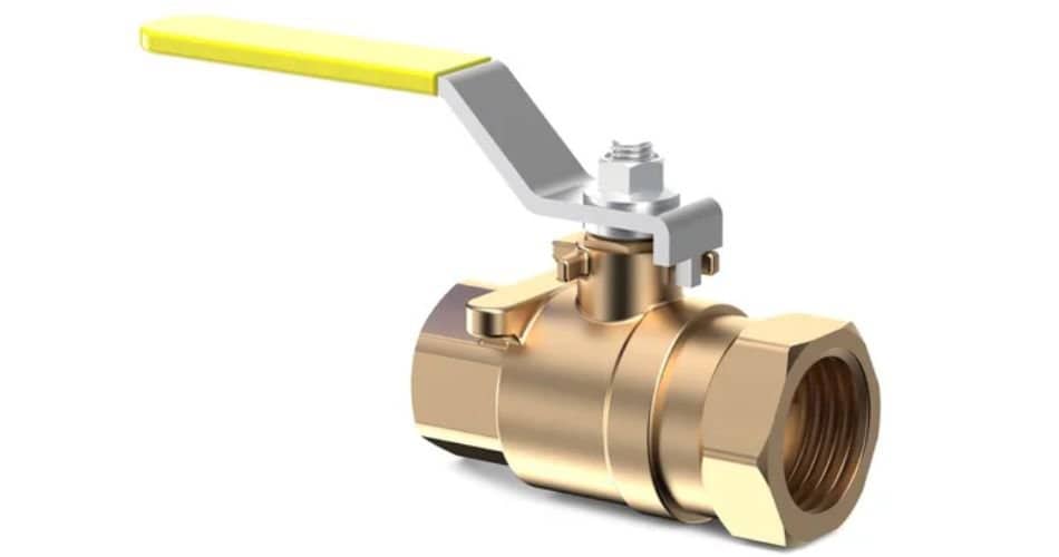 bronze ball valve 3d
