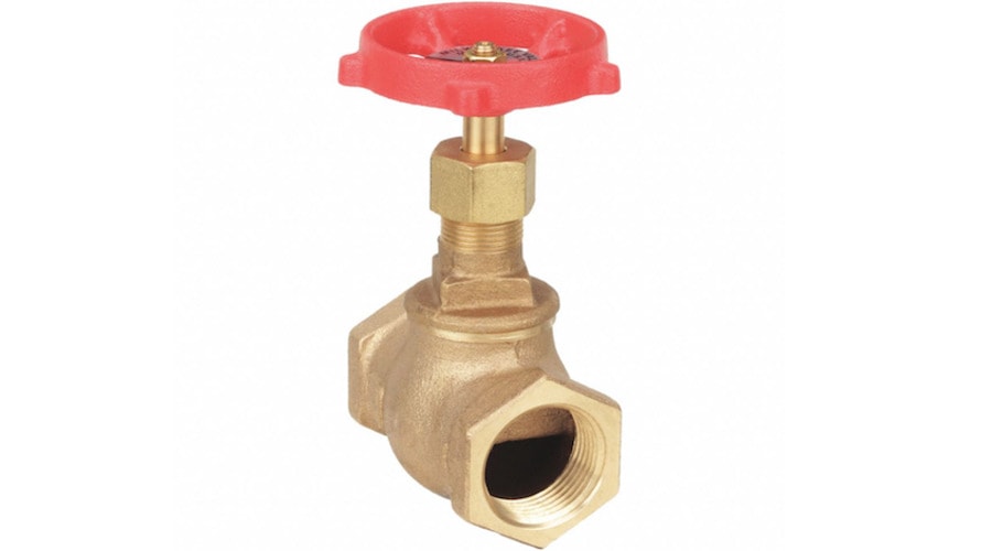 Globe valve with brass materials