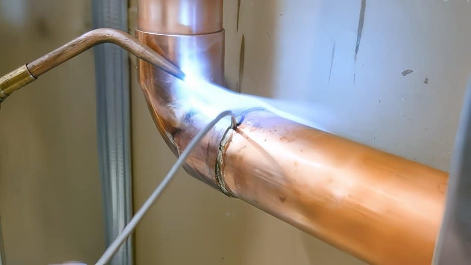 Solder copper fitting