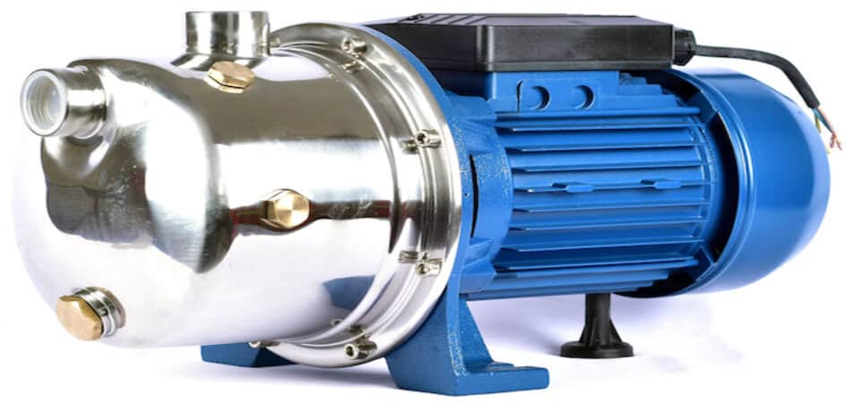 stainless,steel,centrifugal,pump,on,white,background