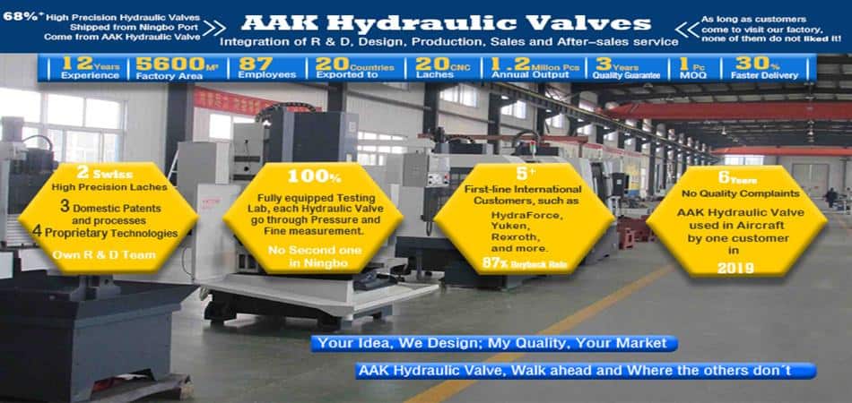 Aak hydraulic valves