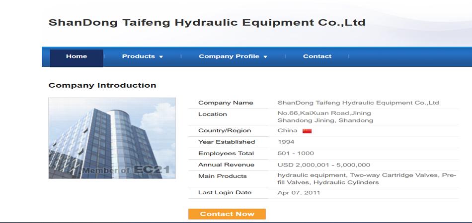 Shandong taifeng hydraulic