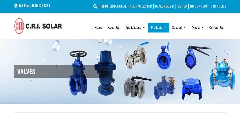 C.R.I valves