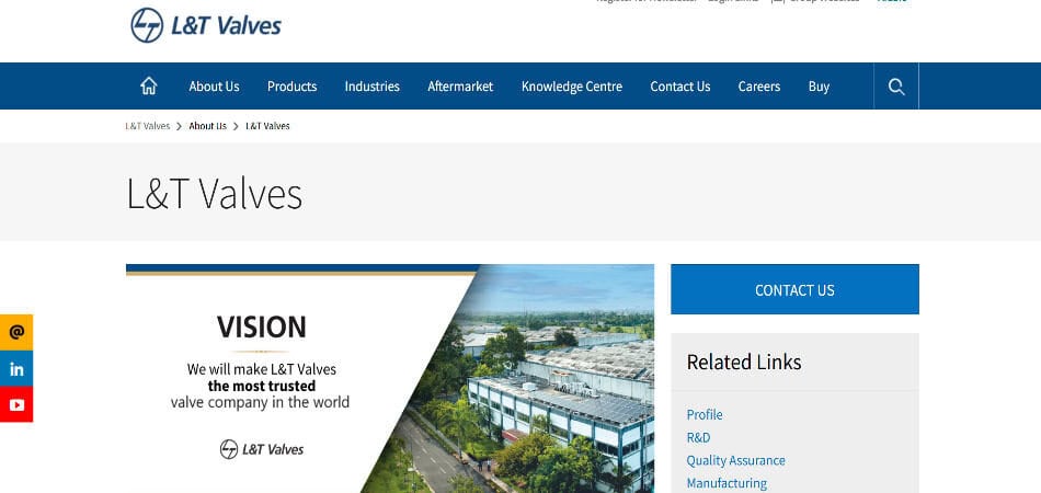 L&T valves company