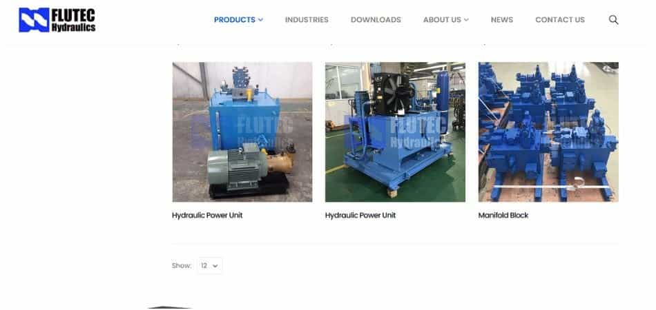 Flutec hydraulics