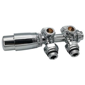 Thermostatic valve chrome plated