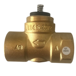 Motorized control ball valve body