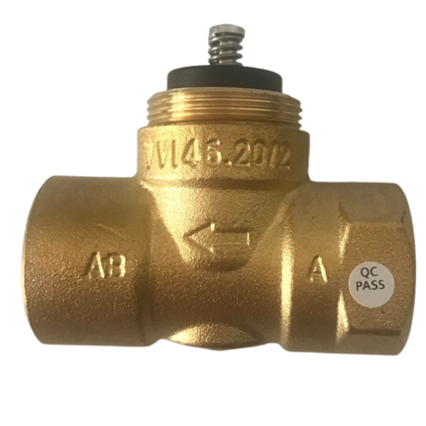 Motorized control ball valve body