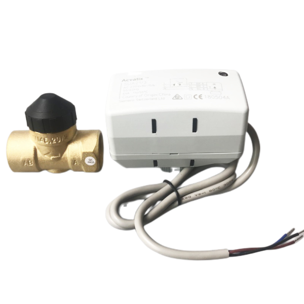 electronic control ball valve with actuator
