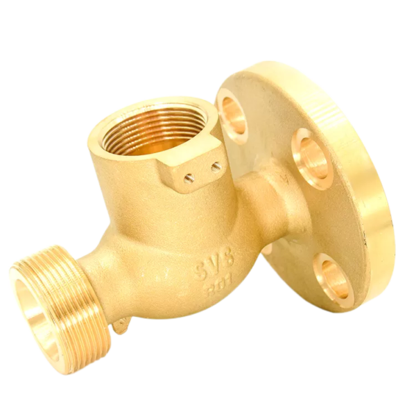 Flanged valve body