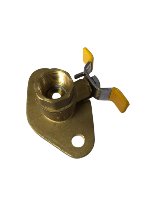 High pressure flanged ball valve