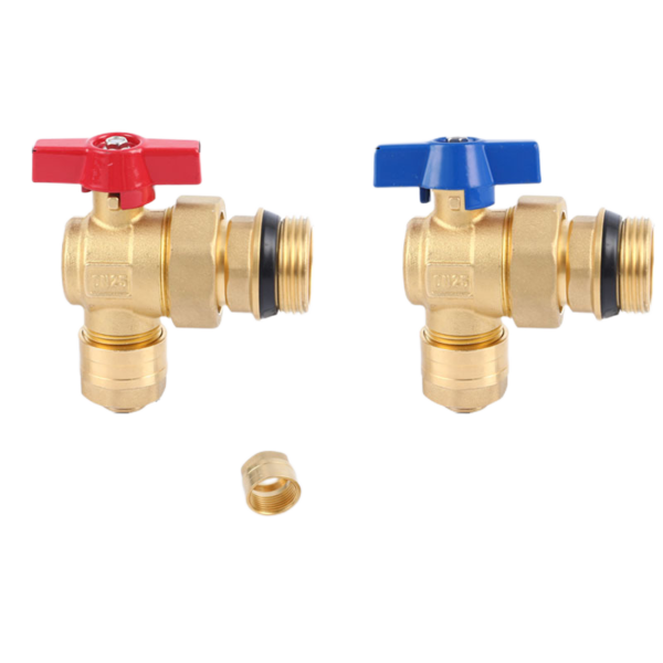 Angle brass ball valve