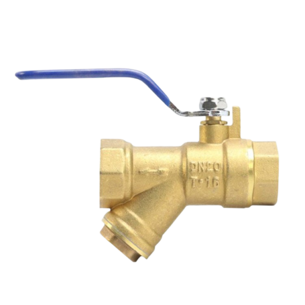 strainer filter ball valve