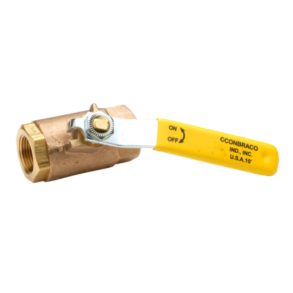 straight ball gas valve