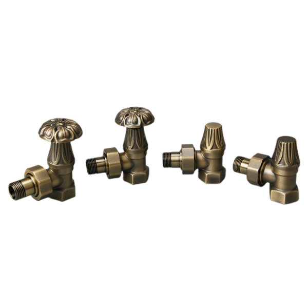 Angle Antique Thermostatic Radiator Valves