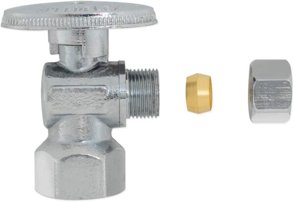 1/4 quarter turn angle shut off valve