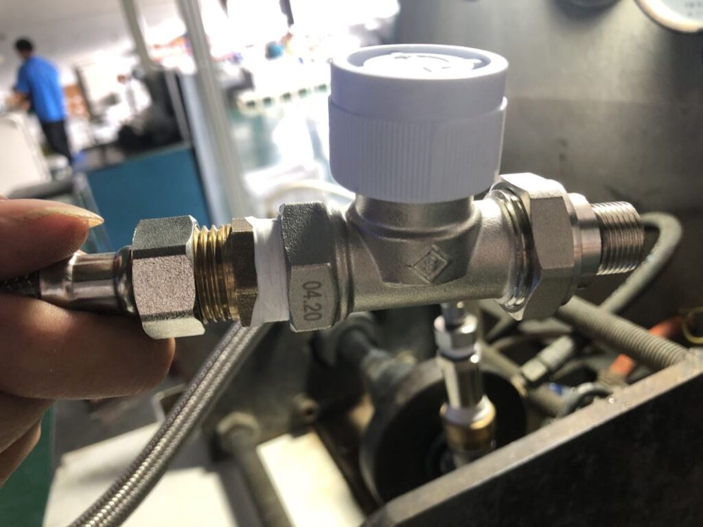 testing of radiator valve