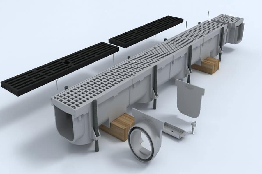 trench or channel drain