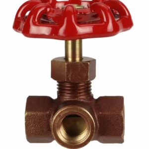 1/2 bronze gate valve 3 way