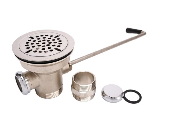commercical drain twist lever