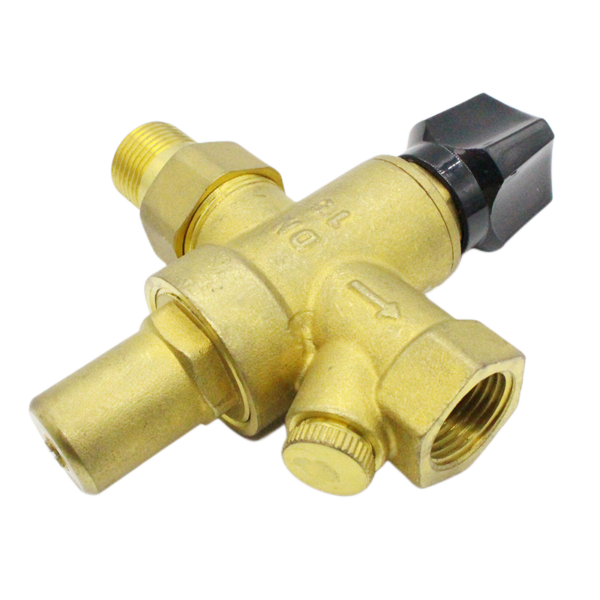 Brass thermostatic mixed valve