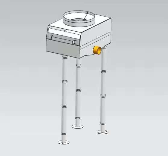 drain strainer with legs