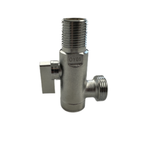 Wash machine angle brass shut off valve
