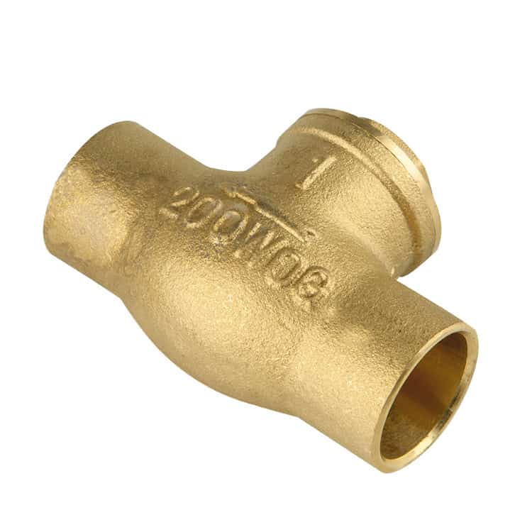 Brass C x C Sweat Swing Check Valve 200WOG 0618a