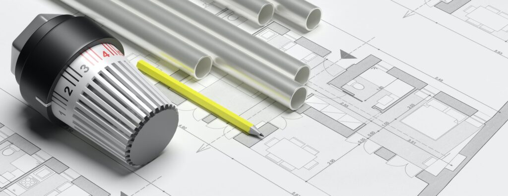 Radiator thermostat valves heating system check