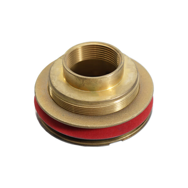 2 inch round no caulk brass shower drain 0885c