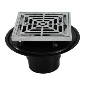 adjustable pvc shower drain with chrome plated 0899