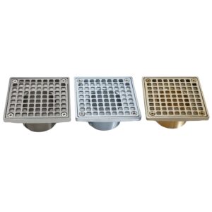 cp brass shower drain bathroom floor grate waste 0970a