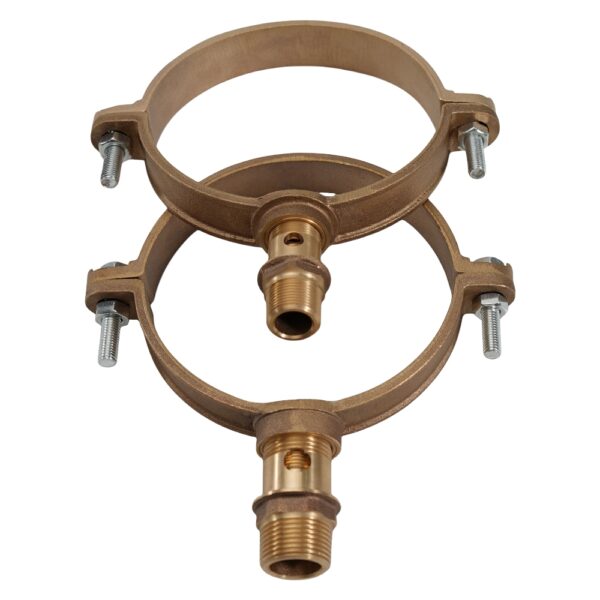 cast bronze pipe clamp split ring pipe 0876b