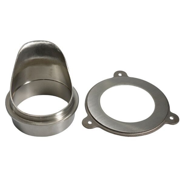 nickel bronze downspout nozzle bronze floor with flange 0806c