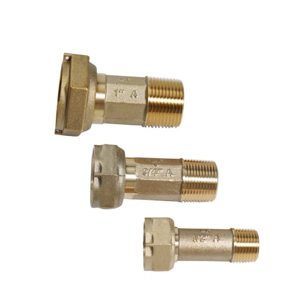 plumbing brass water meter coupling 0870d