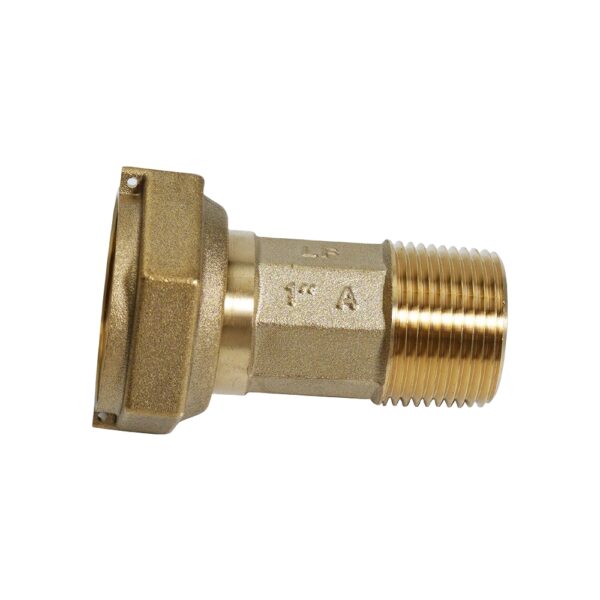 plumbing forged brass water meter coupling connector 0870b