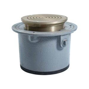polished cast iron adjustable floor shower drain 0893