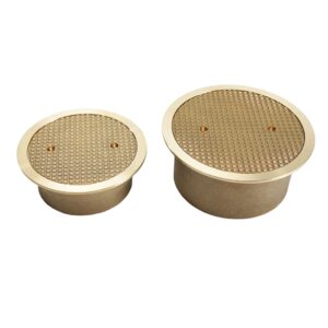 round brass deck plug shower drain round 0972