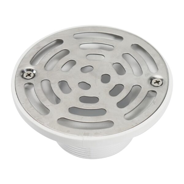 round ss shower drain with pvc body 0895b
