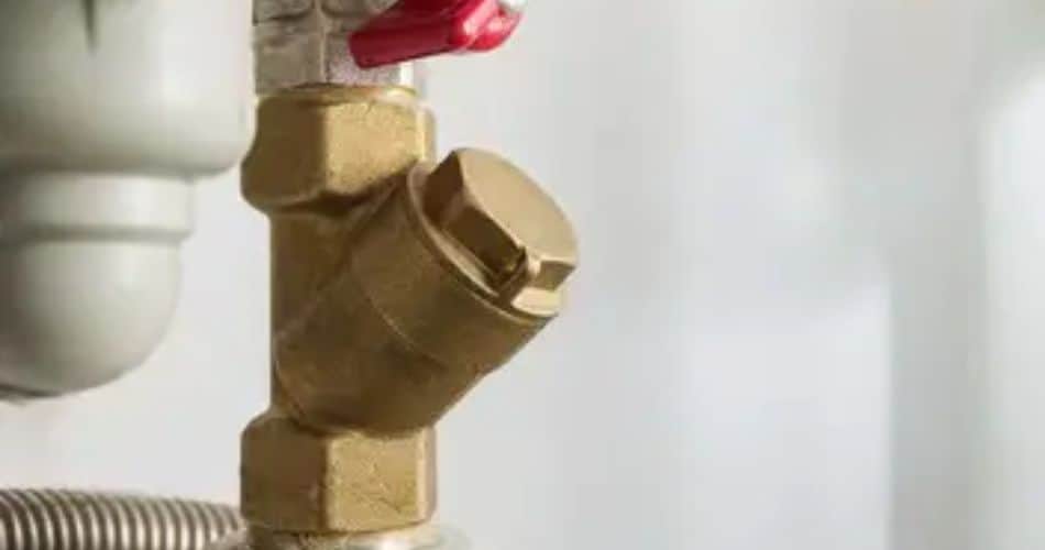 Y type check valve