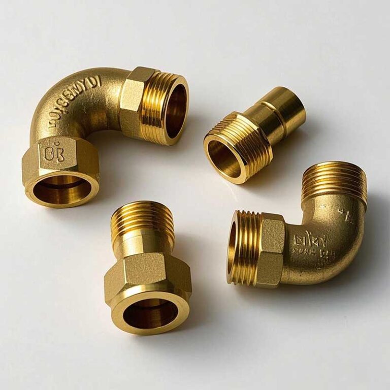 push to fit elbows brass fitting 04